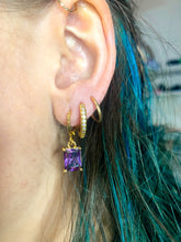 Load image into Gallery viewer, DRIP JEWELRY Earrings Purple rec drop earrings : more color options!
