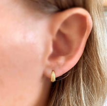Load image into Gallery viewer, DRIP JEWELRY Earrings Textured Baby Huggies
