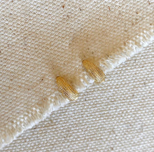 Load image into Gallery viewer, DRIP JEWELRY Earrings Textured Baby Huggies
