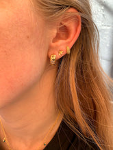 Load image into Gallery viewer, DRIP JEWELRY Earrings Textured Baby Huggies
