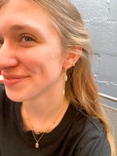 Load image into Gallery viewer, DRIP JEWELRY Earrings Textured Baby Huggies
