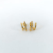 Load image into Gallery viewer, Drip Jewelry Earrings Tiny Double Hoop
