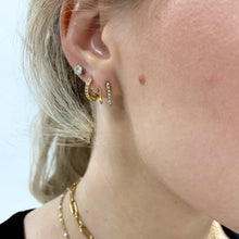 Load image into Gallery viewer, Drip Jewelry Earrings Tiny Double Hoop
