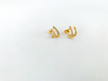Load image into Gallery viewer, Drip Jewelry Earrings Tiny Double Hoop
