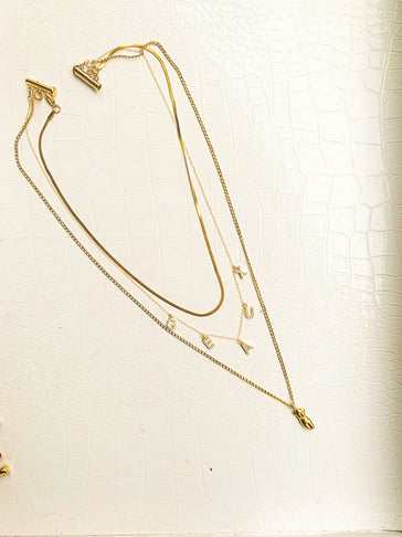 DRIP JEWELRY Gold-Filled Tube Layering Clasp
