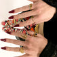 DRIP JEWELRY Gold Snake Ring - Adjustable