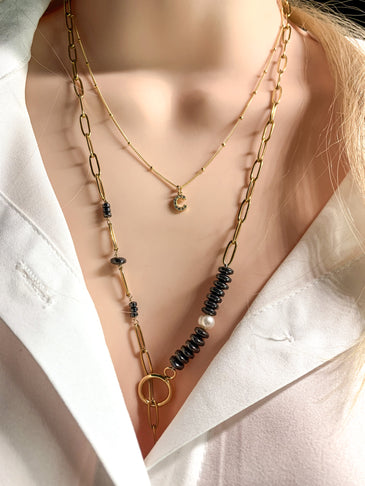 DRIP JEWELRY Hannah's Initial Necklace
