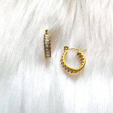 Load image into Gallery viewer, DRIP JEWELRY Mini Baguette Hoops
