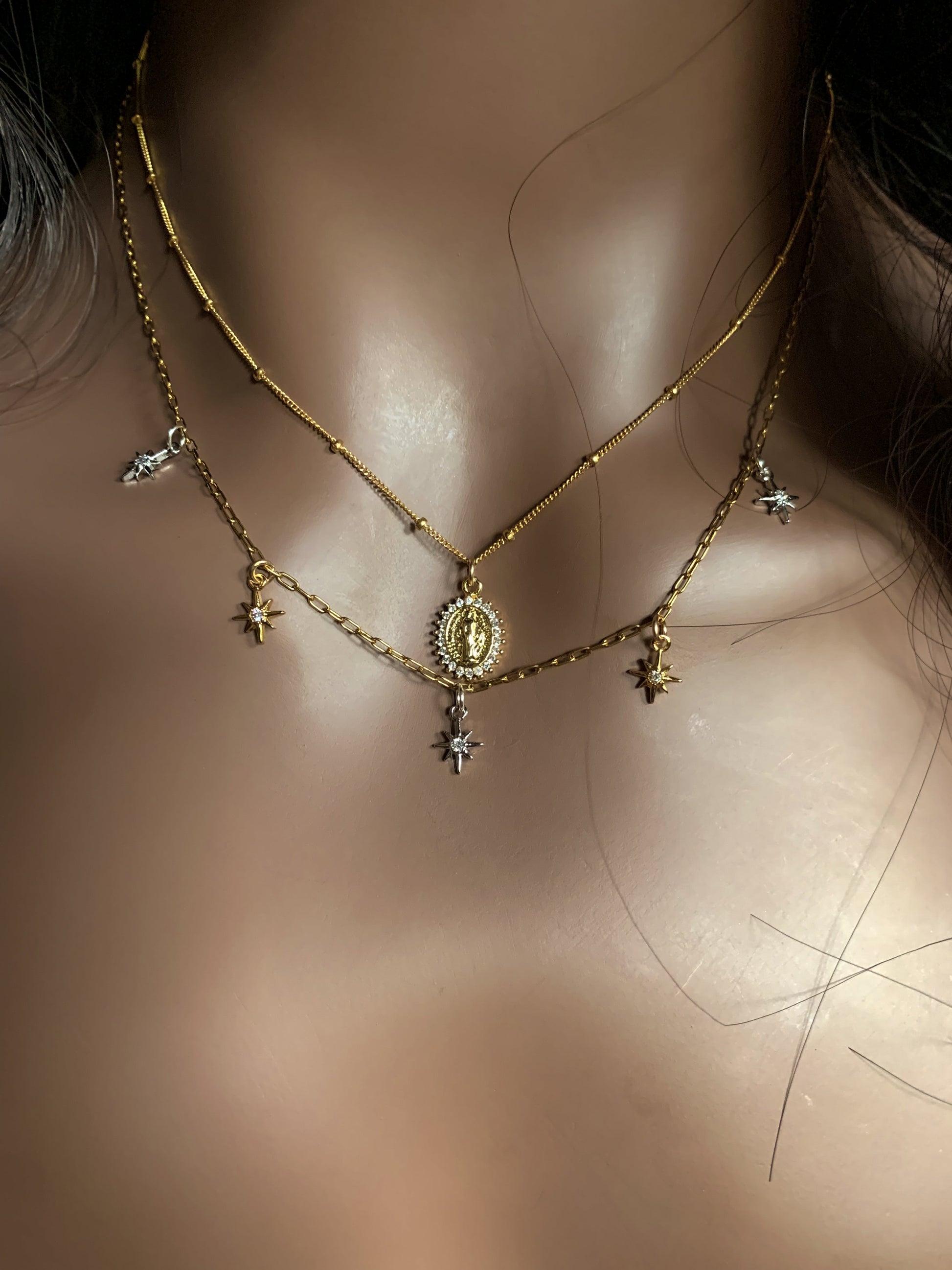 DRIP JEWELRY Necklaces Blessed Mother Necklace