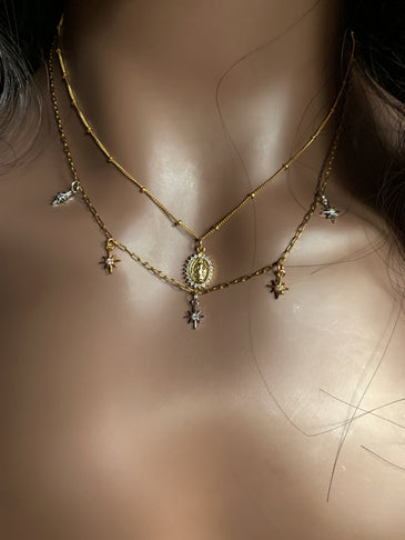 DRIP JEWELRY Necklaces Blessed Mother Necklace