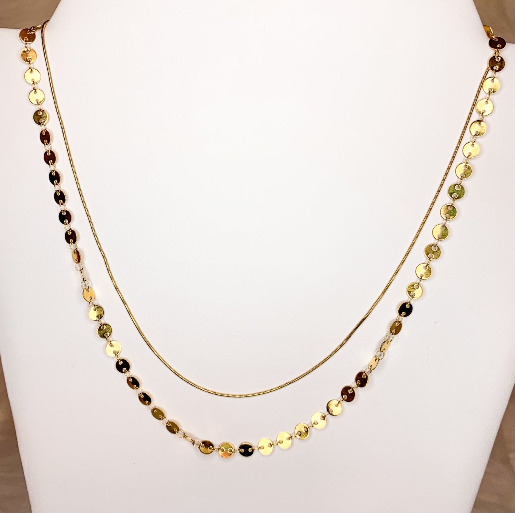 DRIP JEWELRY Necklaces Dainty Double 5.0