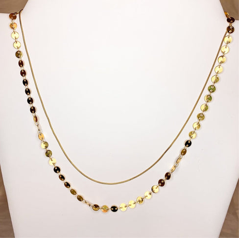 DRIP JEWELRY Necklaces Dainty Double 5.0