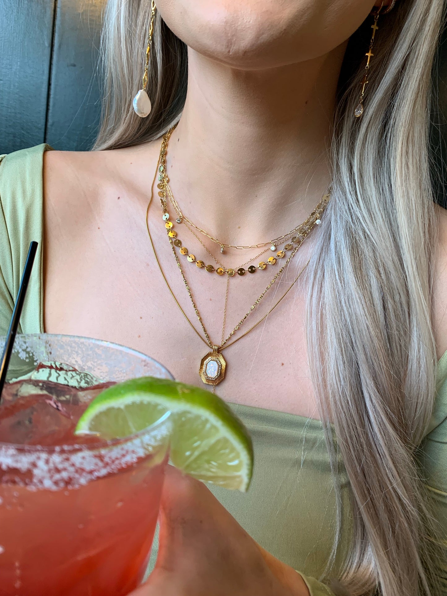 DRIP JEWELRY Necklaces Dainty Lariat