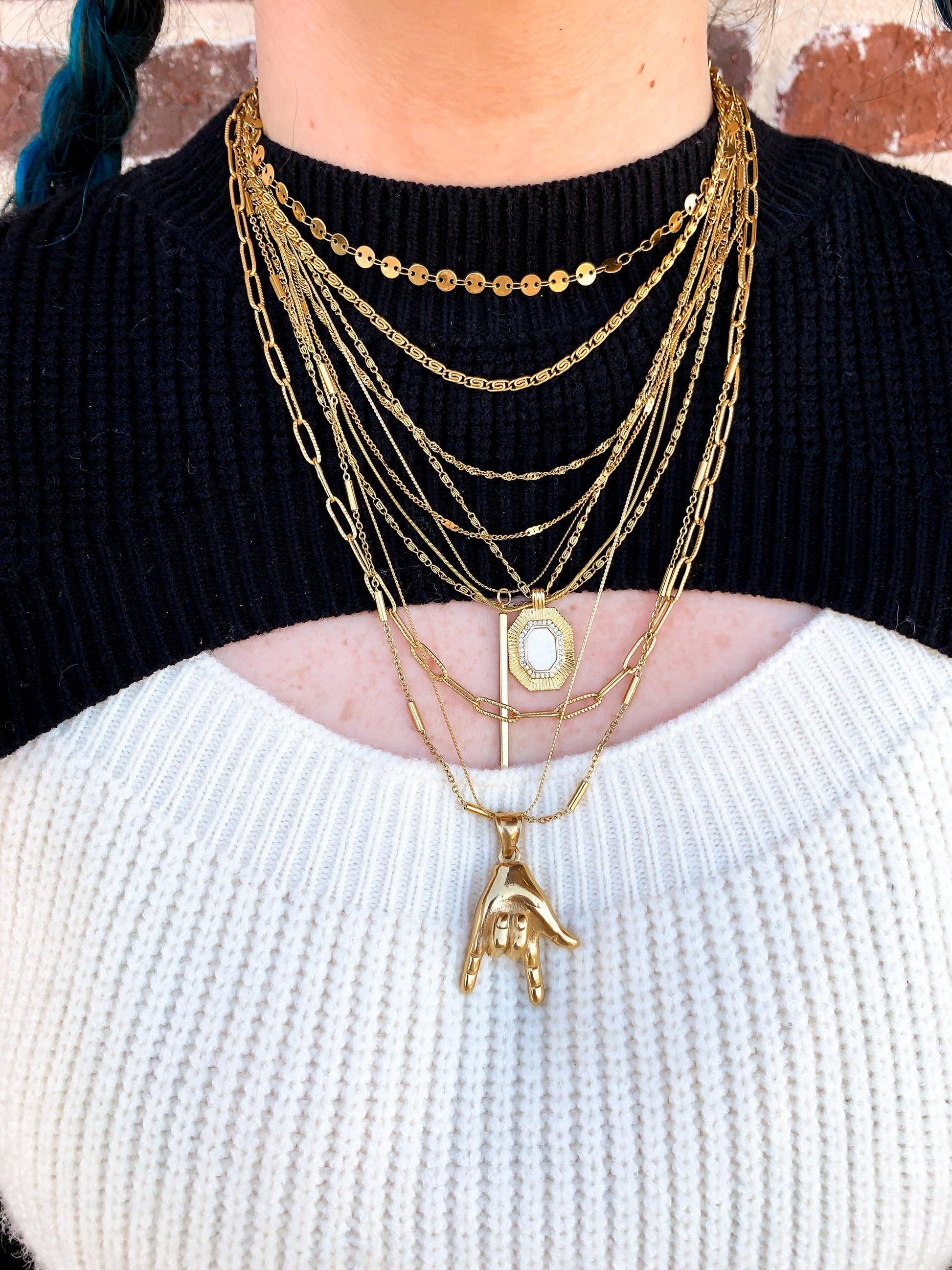 DRIP JEWELRY Necklaces I love you