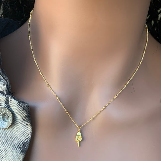 DRIP JEWELRY Necklaces Middle Fingers Up- Satellite