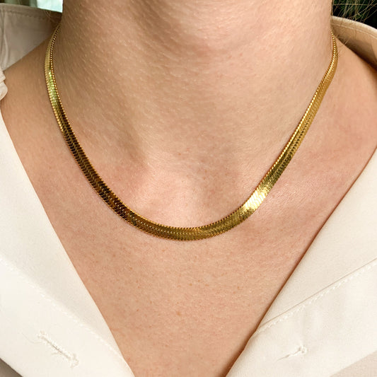 DRIP JEWELRY Necklaces Thick Herringbone