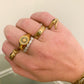 DRIP JEWELRY Rings Black Eyed Snake- Adjustable Ring