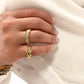 DRIP JEWELRY Rings Black Eyed Snake- Adjustable Ring