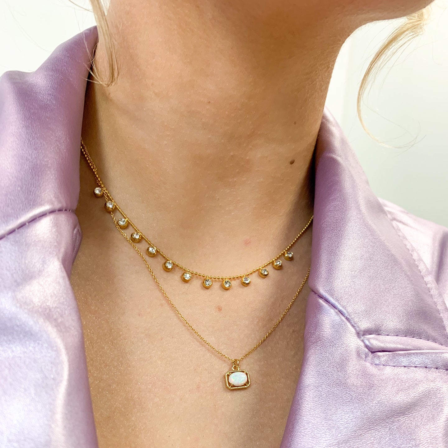 DRIP JEWELRY Sparkle Drops Necklace 2.0