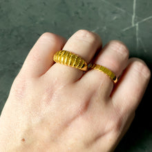 Load image into Gallery viewer, DRIP JEWELRY Textured Croissant Ring
