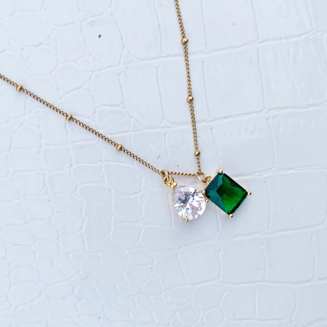 DRIP JEWELRY Toi et Moi Necklace