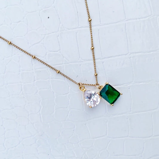 DRIP JEWELRY Toi et Moi Necklace