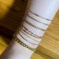 DRIP JEWELRY Thin Cuban Water-Proof Anklets